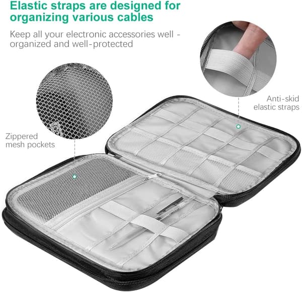 Electronics Bag, Travel Cable Bag Shockproof Moisture-proof DXGHC