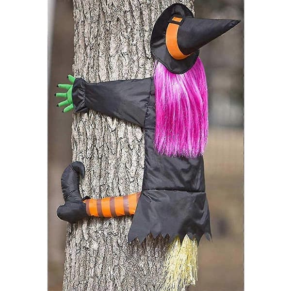 2025 For Halloween Decoration Witch Crashing Witch In Tree Halloween Decoration Halloween