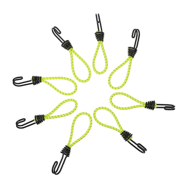 Teltklemmer Bungee Cord Justerbar Elastisk Rebspænder til Udendørs Teltfiksering og Campingtilbehør