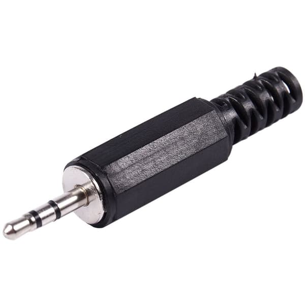 6 stk 2,5 mm stereo hann DIY loddehode hodetelefon lydplugg