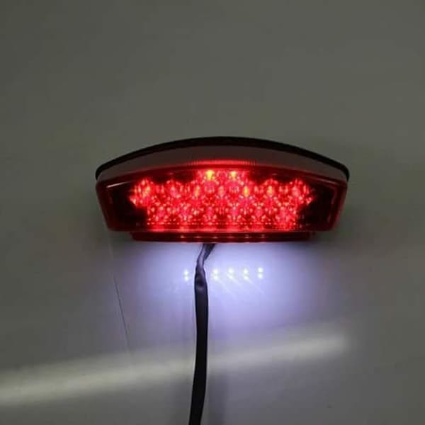 Motorsykkel LED Bakbrems Baklys (Rød)
