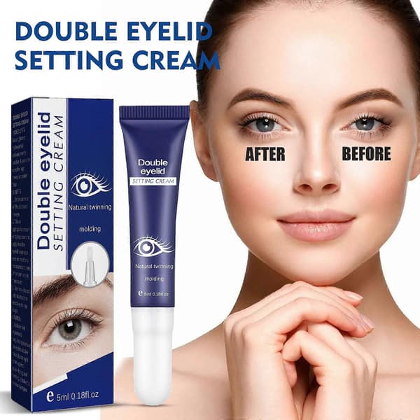 Double Eyelid Cream Waterproof Long-lasting Invisible Eyelid Styling for Natural Lift 1 PC