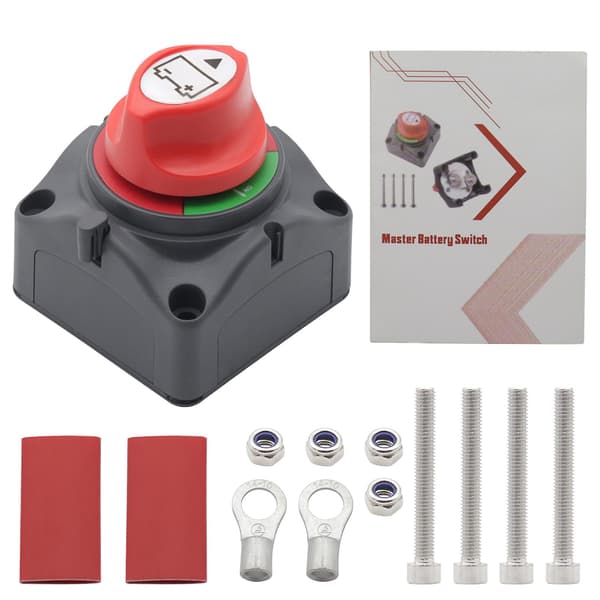 Batteriafbryder 12-48 V 275 Ampere Batteri Strømafbrydelse Hovedafbryder Afbryder [db] A A