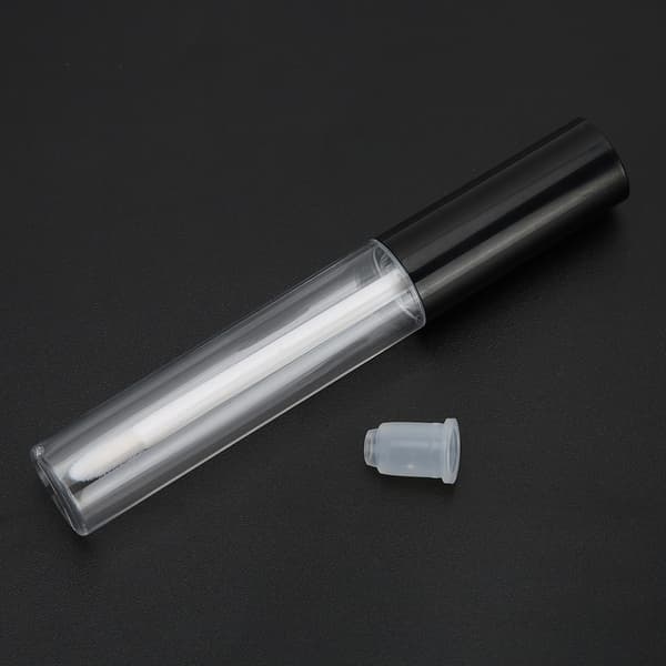 25 stk 10 ml gennemsigtige tomme læbeglansrør DIY læbepomadeflaske beholder kosmetisk tilbehør
