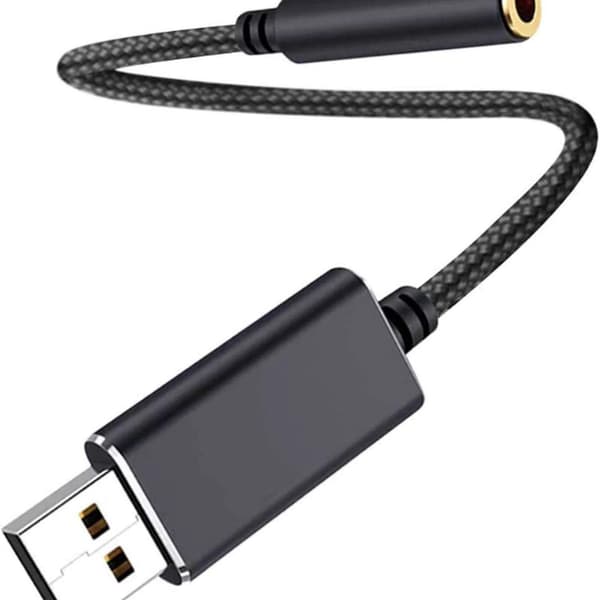 USB-äänisovitin - 3,5 mm ääniliitäntäsovitin