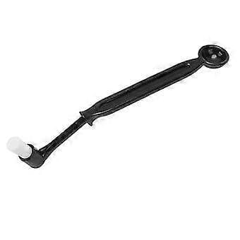 Black Plastic Coffee Machine Head Cleaning Brush - Multifunctional Brew Head Cleaning Tool for Home