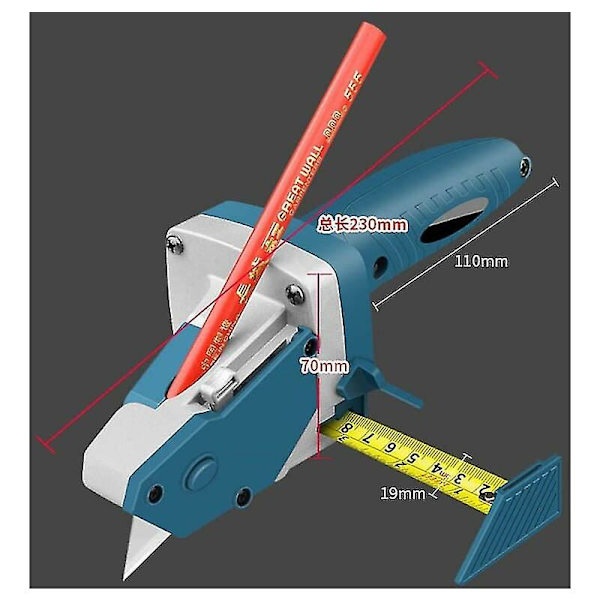 Drywall Cutting Tool Drywall Cutting Tool with Scale