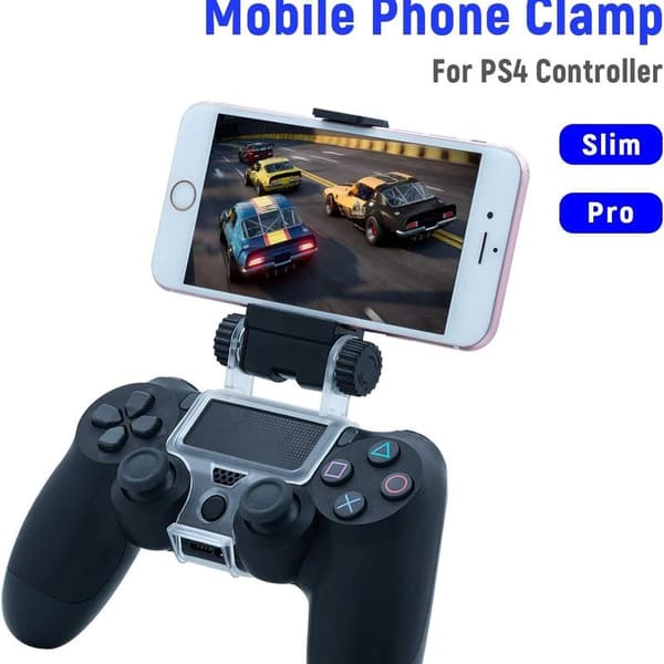 Mcbazel Älypuhelimen pidike PS4/PS4 Slim/PS4 Pro -konsoleille
