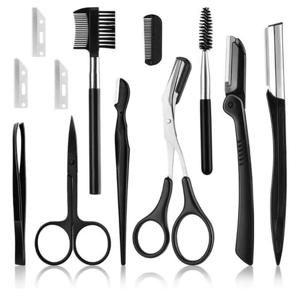 Eyebrow Razor Eyebrow Set, 12 Pcs Eyebrow Care