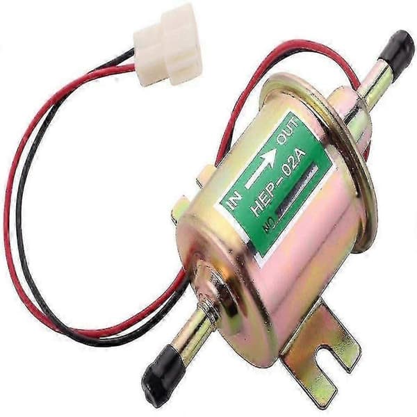 Inline bränslepump 12v elektrisk överföring universell lågtrycks bensin diesel bränslepump 2.5-4psi Hep-02a
