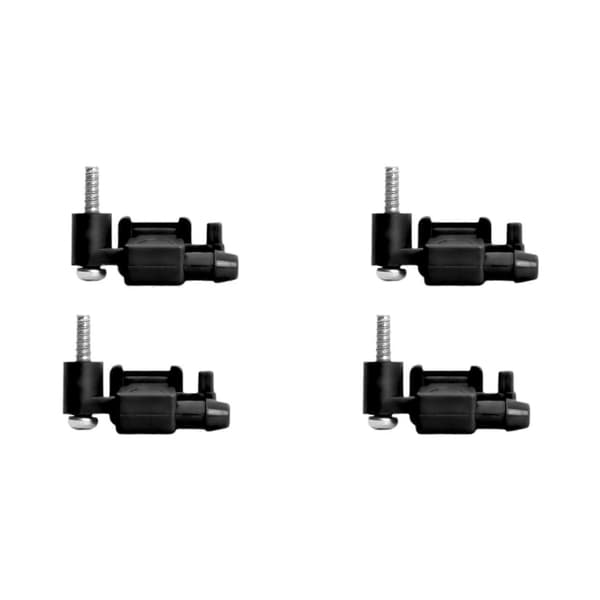 4 STK Sprøjtedyse til IRobot Braava Jet M6 /240/241/244 Erstatningsdel Moppende Støvsugerdele Sort Svart