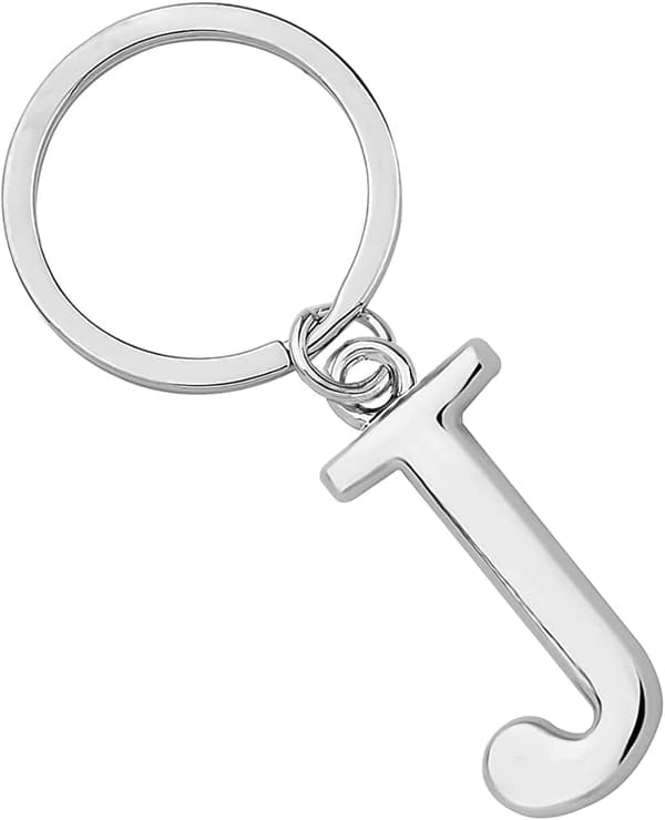 Nøkkelring Bokstav - Initial Nøkkelring Anheng Bokstav J J J