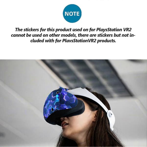VR Glasses Sticker Unique Clear Pattern Anti-scratch Protective Easy To Install VR Headset Glasses Sticker for PS VR2