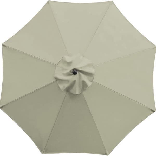 Replacement Cover for Parasol, 8 Ribs, 3 M, Anti-UV, Replacement Fa, Bei [CO] (Parasol Cover Only)