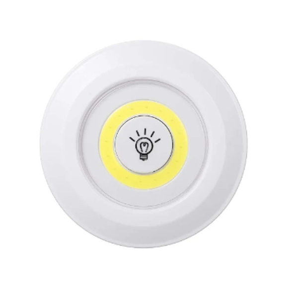 Wireless LED Lights White Light 3-pack with Remote Control