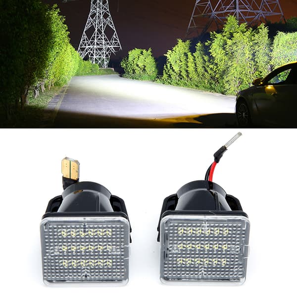 1 par 6000K 18LEDs nummerpladelys passer til Toyota Tacoma 2016-2019 DC12V