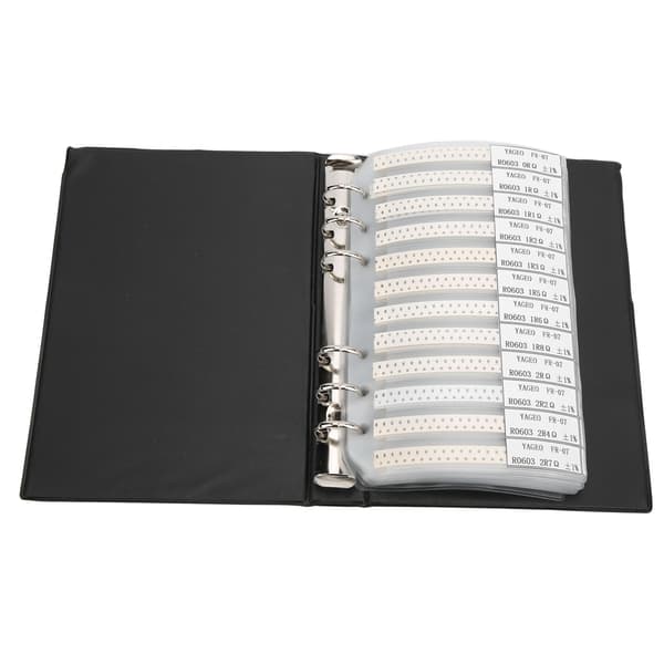 SMD Resistor Sample Book 4250 pcs 170 Values 0603 Series Electronic Component Kit