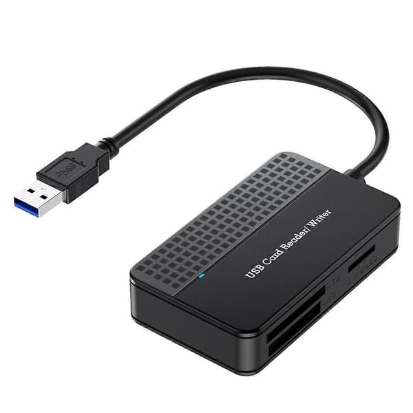 Reader 4-in-1, TF SD MS Card Reader Multi Card Adapter External for Computer Camera USB 3.0 Interface