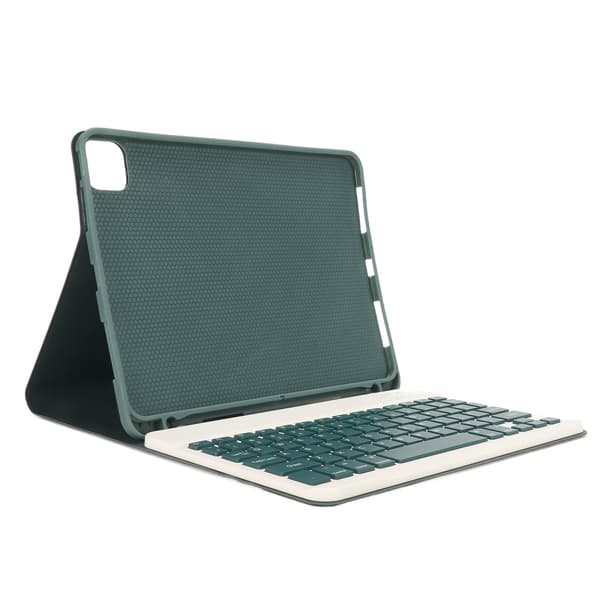 For IOS Tablet Pro Keyboard Magnetic Detachable Auto Sleep Pen Holder Support Wireless Keyboard with Case Mouse Green