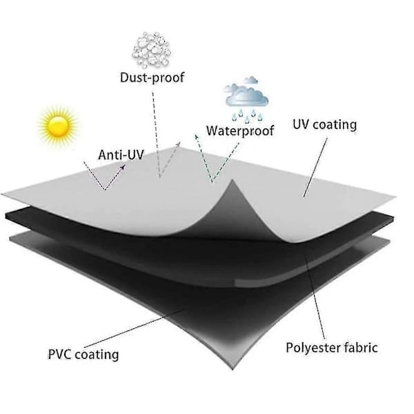 Dust Cover for Printer, Waterproof Covers, Waterproof and Anti-static Protection for Printer, Black 45*45*30cm Silver 50x40x30cm