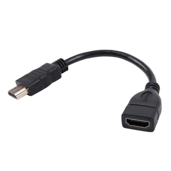 HDMI-kompatibel forlængerkabel han til hun kort og praktisk til Chrome Cast, Fire, Stick Connect