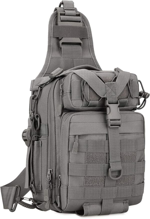 Taktisk Sling Bröstpack Molle Ryggsäck Mini Ryggsäck Assault Pac