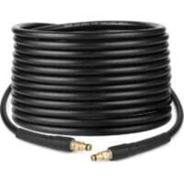 Hose for Karcher K2 K3 K4 K5 K6 K7 Pressure Washer - 10m - Flexible Quick Connect with Brass Nozzles