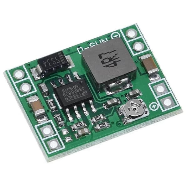 10 stk Mp1584 DC-DC Buck Strømmodul 3A Justerbar Buck Converter Til Erstatning Lm2596 24V 12V 5V
