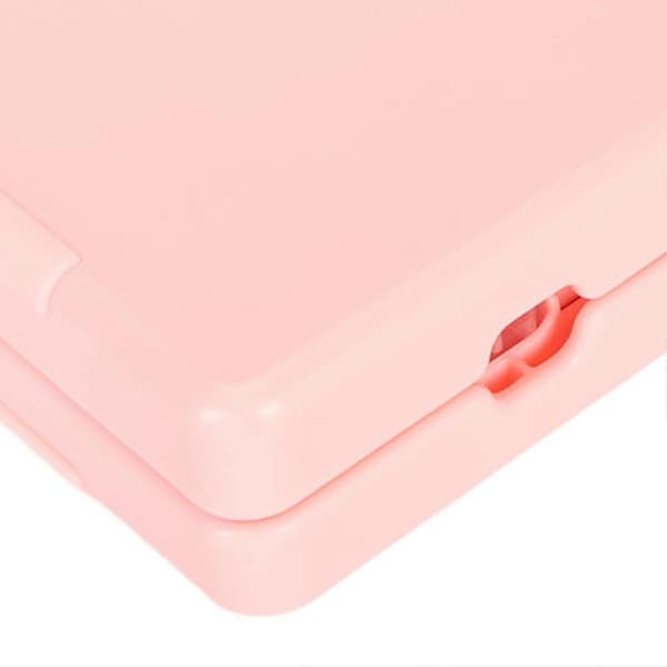 Pencil Case Book Reading Stand Multifunctional Triangular Support Thickened ABS Foldable 2 Layer Pen Box Book Holder Pink