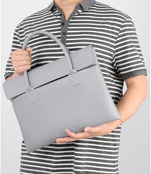 Portfolio Business Document Storage Bag Laptop Protection Handbag Material Organizing Bag Accessories