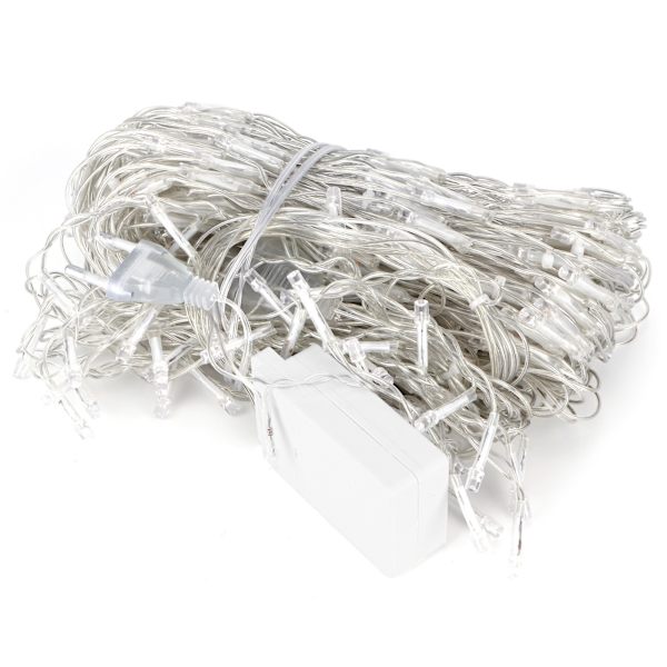 444LED String Light Outdoor Waterproof Net Light Decorative for Festive Wedding EU 220V