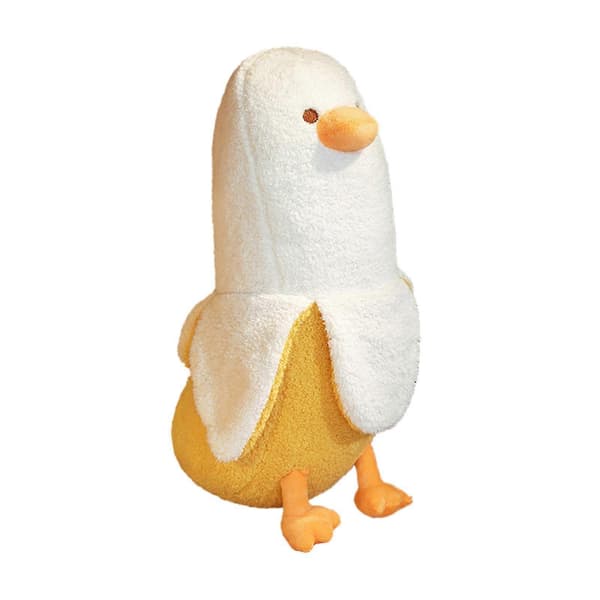 Rolig Bananand-dukkepose Perfekt Gave PP Bomull Supersoft 50cm Leker - SNNGV db Hvit White