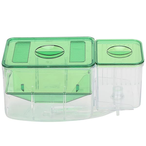 Double-Layer Aquarium Fish Breeding Box Isolation Incubator for Injured Small Fish Shrimp