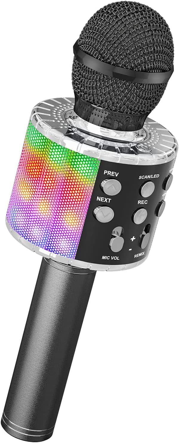 Trådløs Karaokemikrofon, Børnekaraokemikrofon med Dans