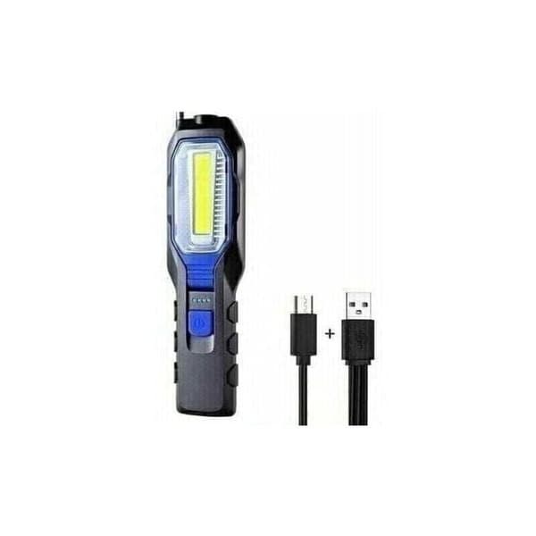 Bærbar LED-arbeidslampe - USB-oppladbar magnetisk lampe, COB-lyskilde