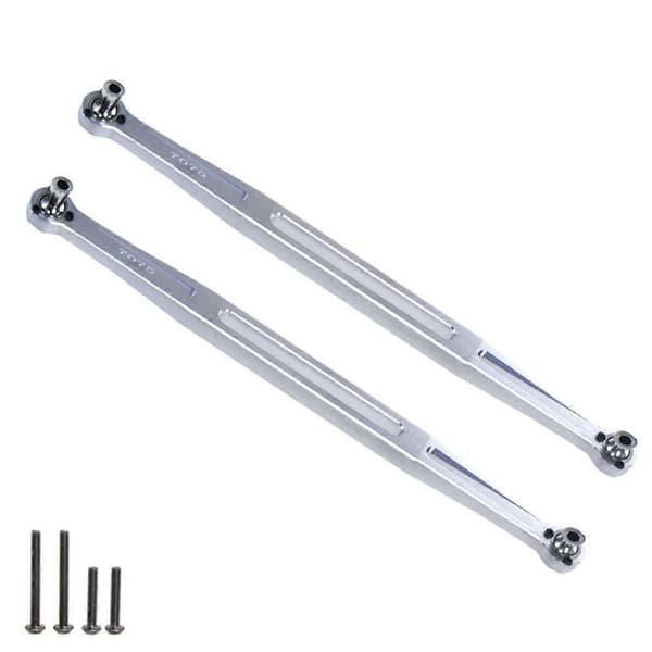 Sopii 1/5 XRT 8S 8S WideMaxx alumiiniseos 7075 etuohjaustankoon, hopea