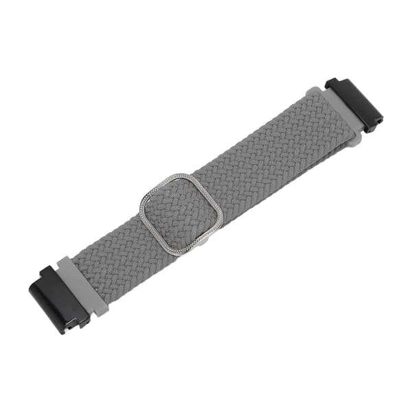 Urrem vævet nylon justerbar urrem til Garmin Fenix ​​7S 6S 5S grå