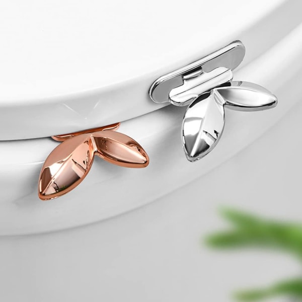 4 stycken(Silver+Rose Gold)Toalettstolslyftare,Undvik att röra