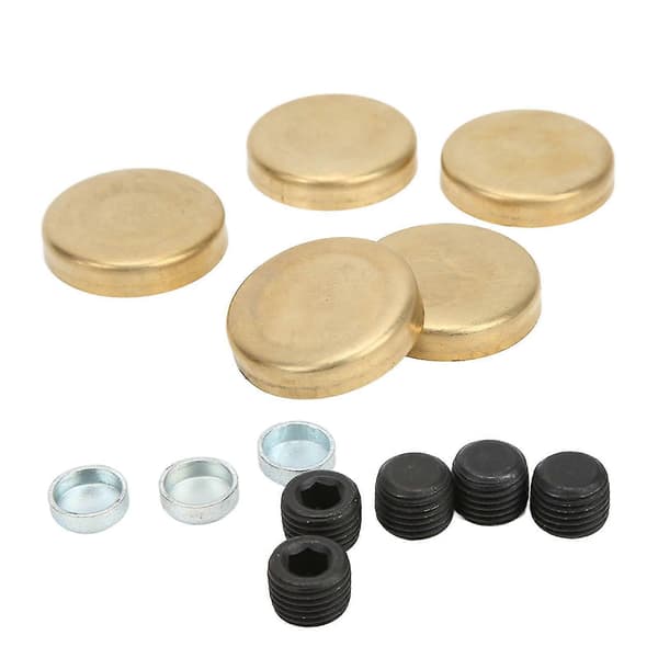 Frostekspansjonspluggsett i messing for Chevy Small Block 283 305 327 350 Erstatning -Yx