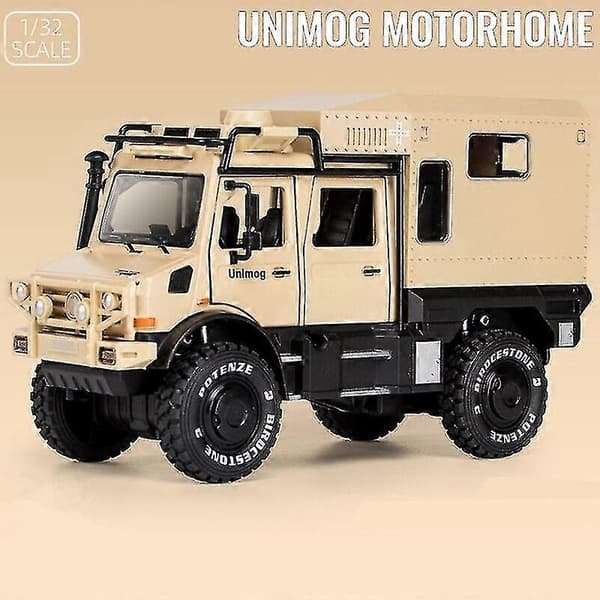 1/32 RV Legering Simulerings Off-Road Fordonsleksaker för Barn - Gul Yellow