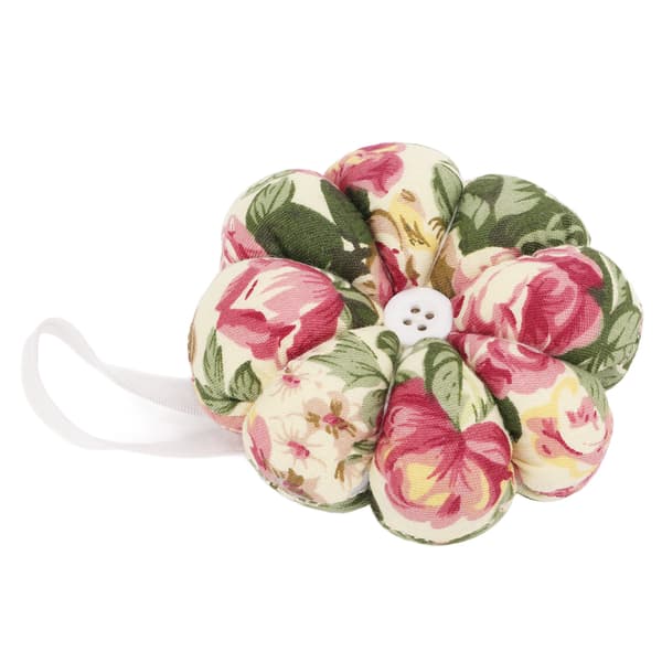 Wrist Pin Cushion Safe Comfortable Hands-Free High Efficiency Durable Pin Cushion for Beginners Student Mom Rose Garden