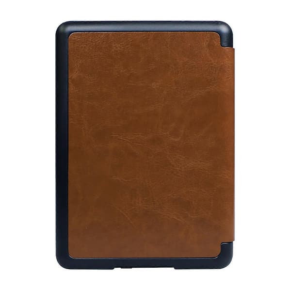 Automatiskt Vakna/Sov Läderfodral med Handrem för Kindle Paperwhite 11:e Gen Marinblå