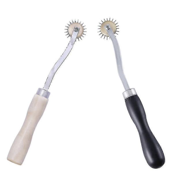 Marking Wheel Serrated Pattern Marking Wheel Perforator Pounce Wheel Leather Perforating Tool For Sewing 1pc