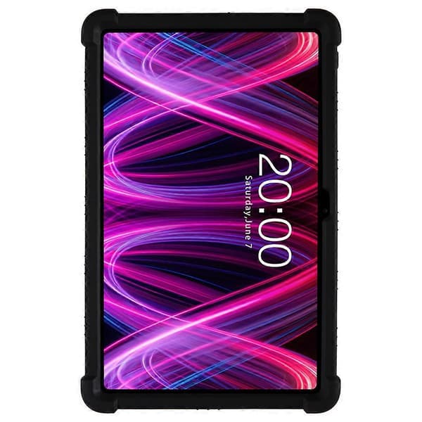 Compatible with Teclast T60 Plus Silicone Case with Stand Rugged Protective Cover Black