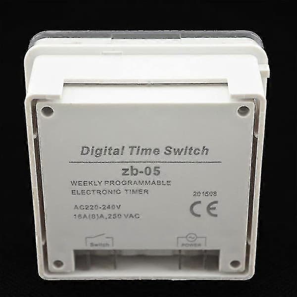 DC 12V Timerbryter 16A Digital Elektronisk Relé