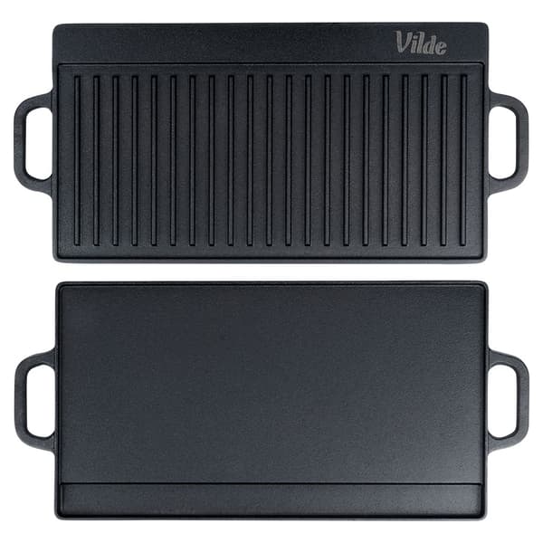 Dobbeltsidig grillplate i støpejern CAST LINE 50,5x23,5 cm 191 191