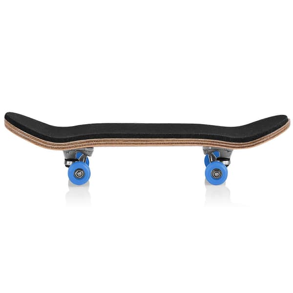 1 stk lønnetrelegering fingerbrett finger skateboards med boks reduserer trykkgaver mørkeblå