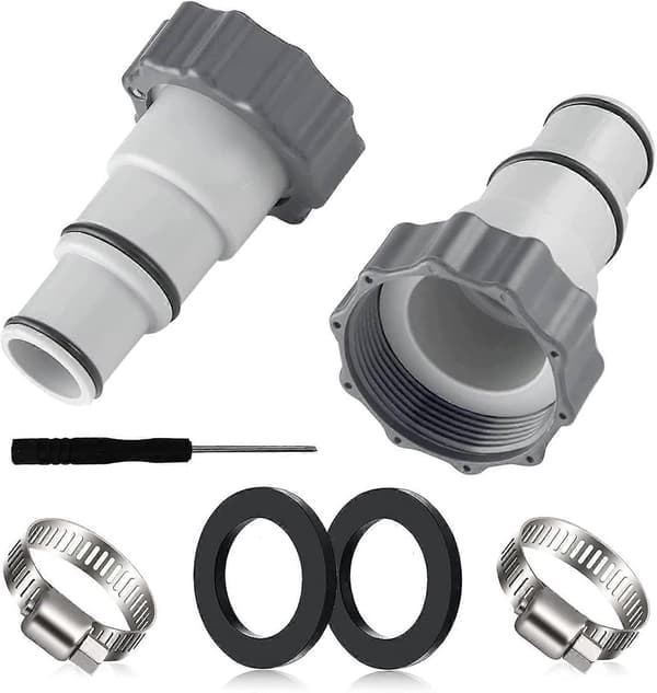 Poolslangeadaptersæt, adapter A til Intex-pool, udskiftningsslangeadapter til pumper, adapter til int [DB]