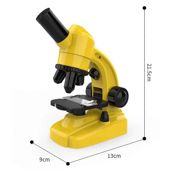 Microscope Set Laboratory Biological High Power Microscope Toy for Kids Homeschool Science Ex