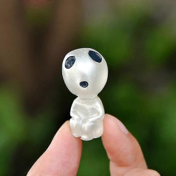 10 Stykker Princess Mononoke Figur Mini Hagedekorasjon For Innendørs- Og Utendørs Terrasse Hjem
